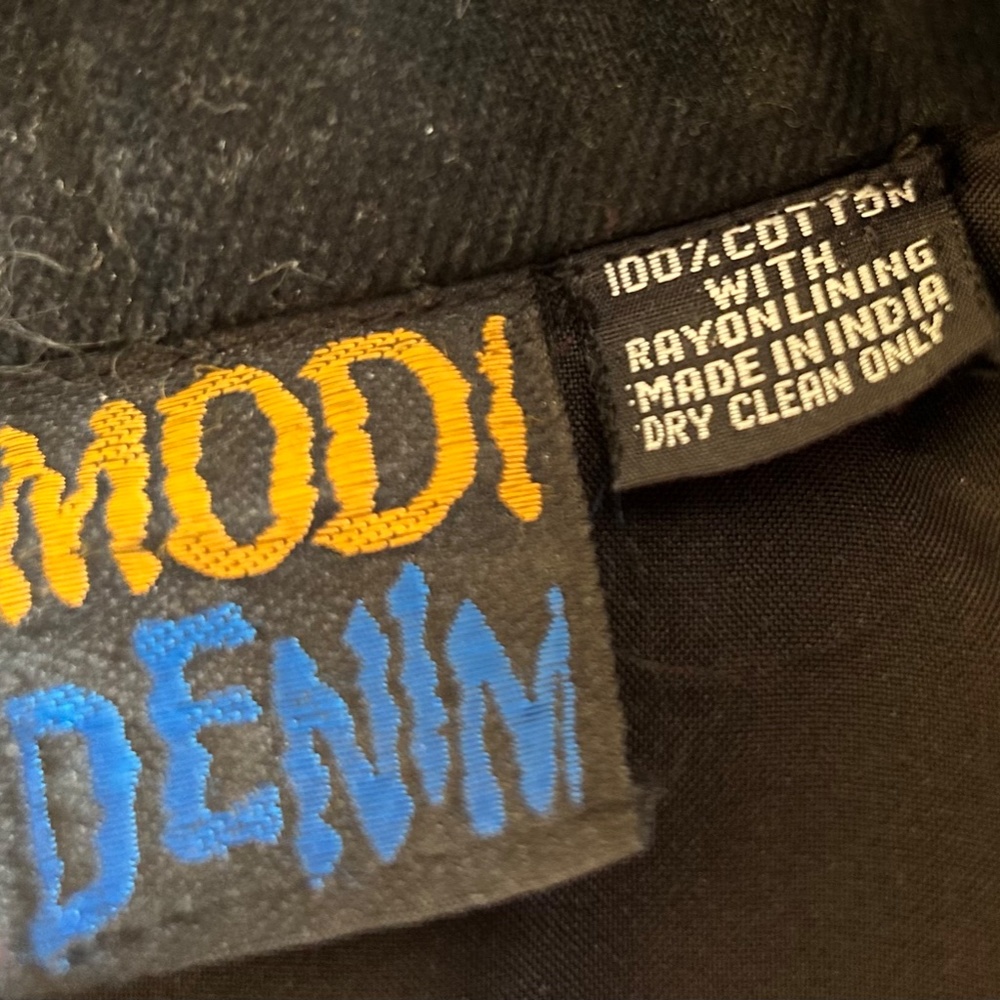 Vintage black Modi Denim gold sequin jacket - Picture 7 of 7